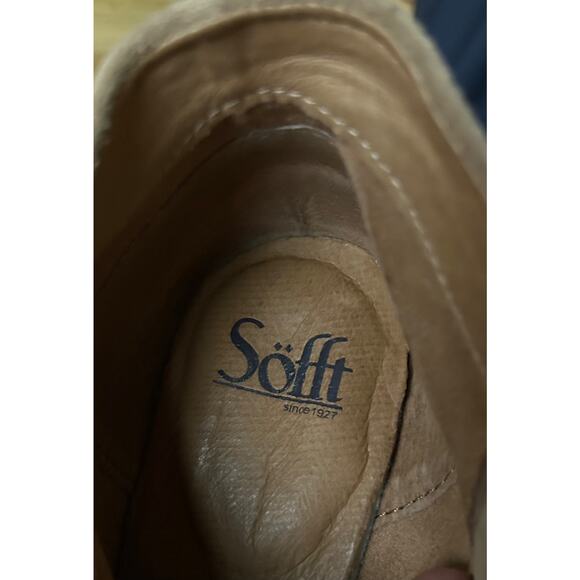 Aqua Sofft Women's Siri Taupe Brown Suede Waterproof Wedge Ankle Boot 9 ½ M - Picture 4 of 9